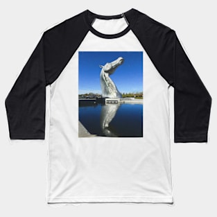 The Kelpies , Helix Park, Falkirk Baseball T-Shirt